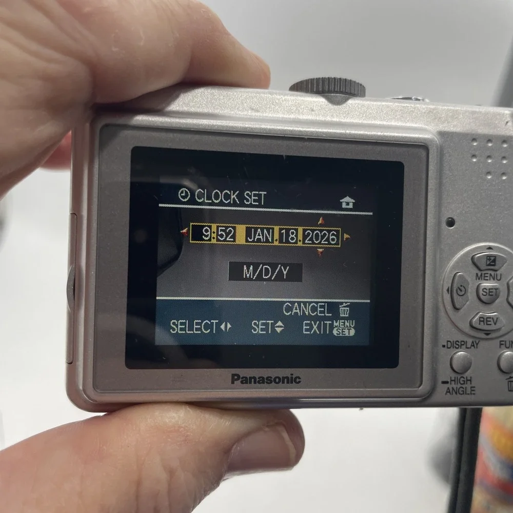 Panasonic LUMIX DMC-LZ6 7.2 MP 6X Zoom Digital Camera+Battery+SD Card-TESTED